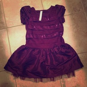 4T Plum Fancy Dress
